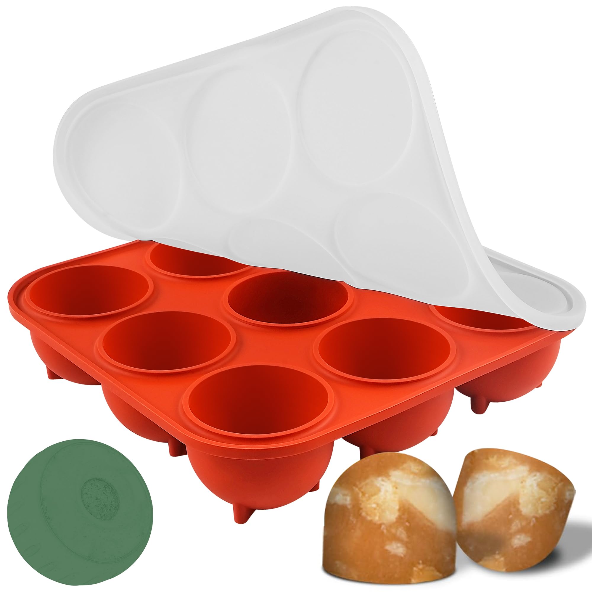 Moule Wilewir en silicone 9 cavités avec couvercle pour friandises glacées.