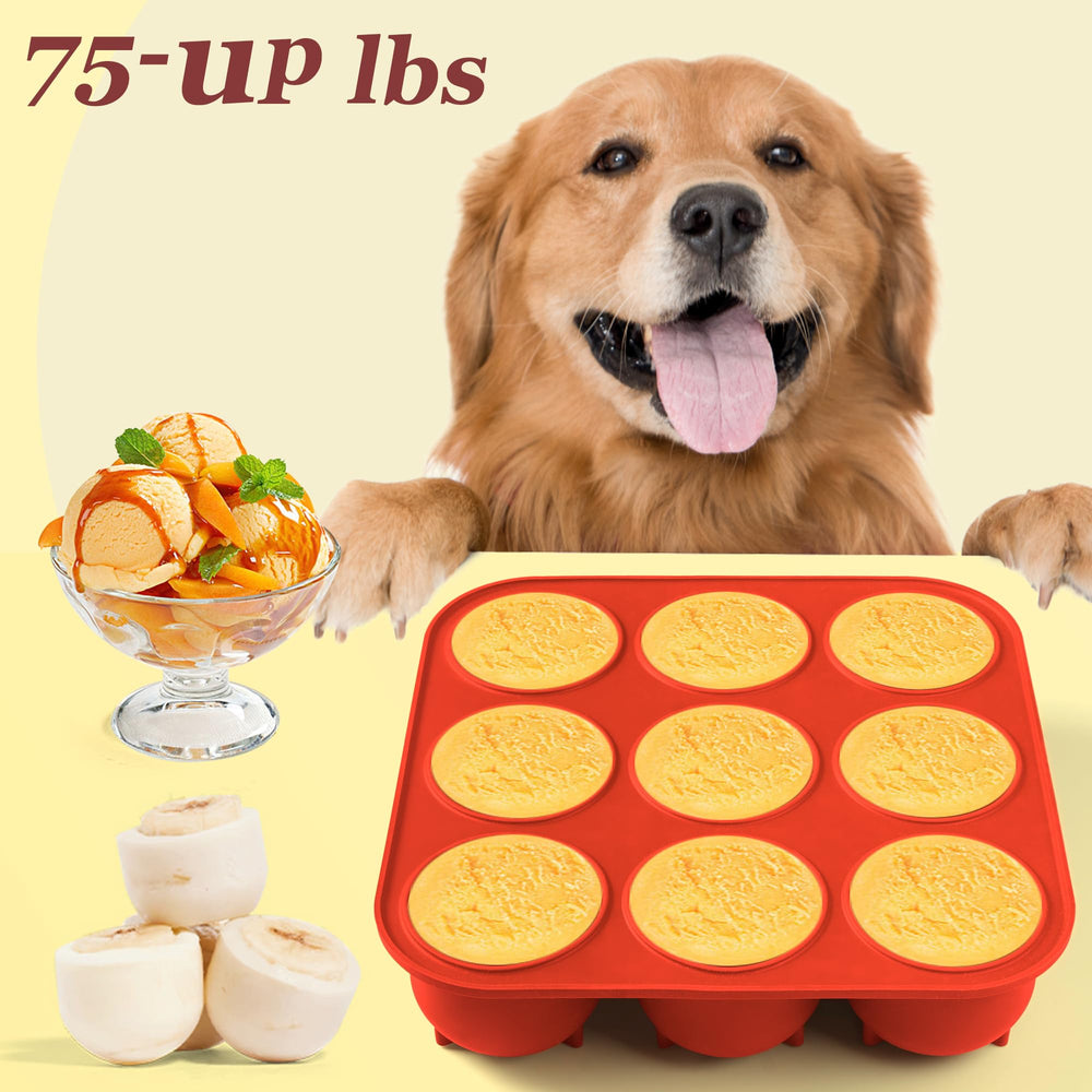 Silicone sans BPA et sûr pour friandises chien faites maison.