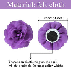 Willbond fleurs collier chat 8 cm – look coloré pour les fêtes.