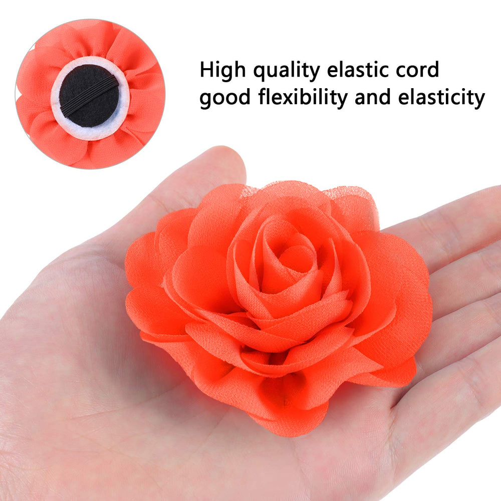 WillBond fleurs collier chat jaune, raffiné et discret pour sorties quotidiennes.