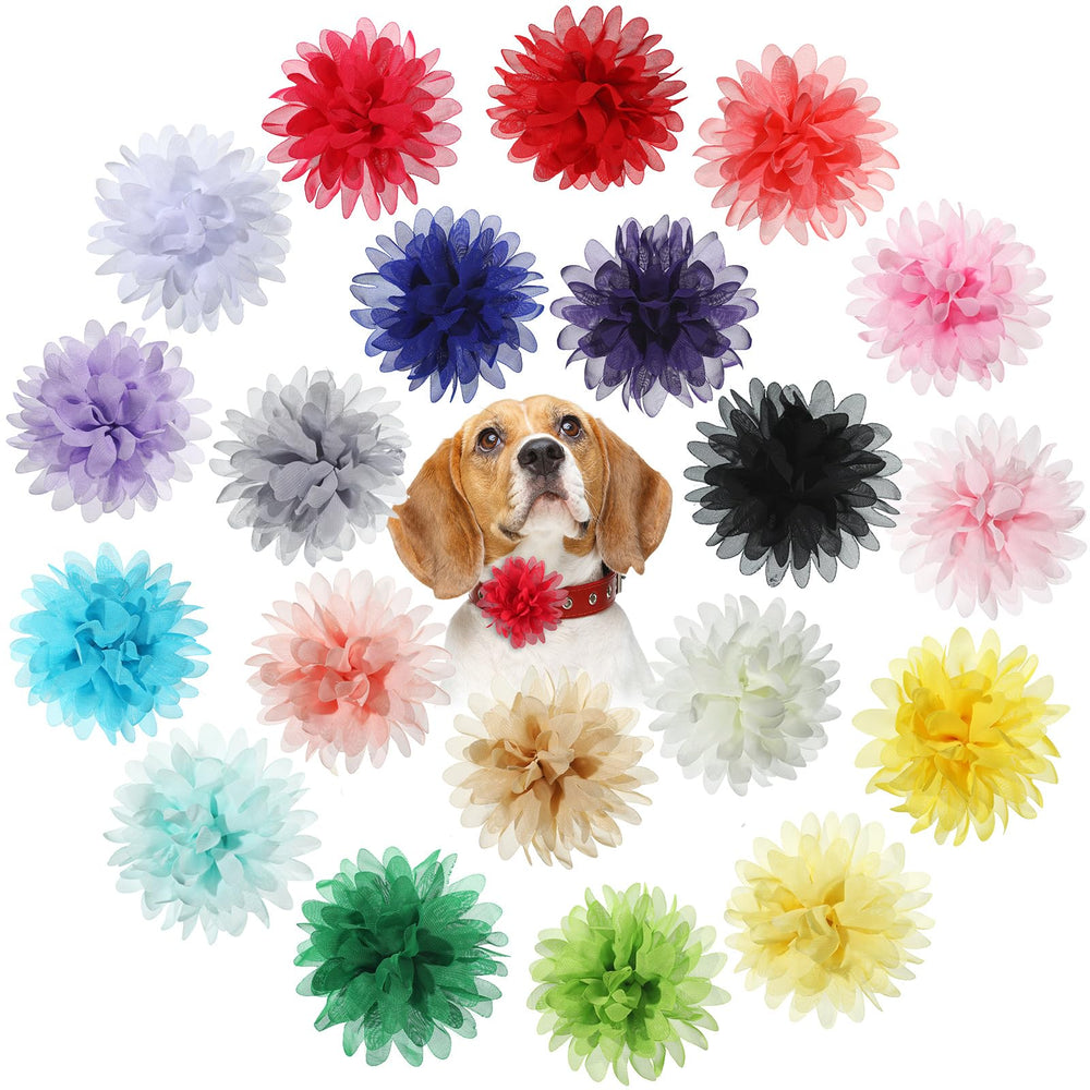 Willbond fleurs collier chien arc-en-ciel: look festif et élégant.
