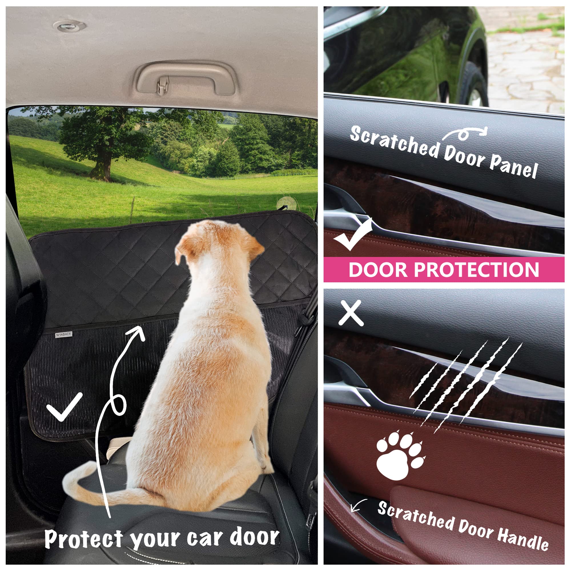 Winbate protege-portes voiture chien impermeable garde les portieres au sec