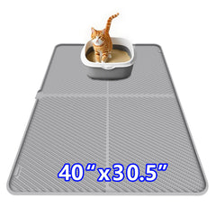 Windhunt Tapis-litiere chat extralarge, capture efficace des grains autour de la boîte