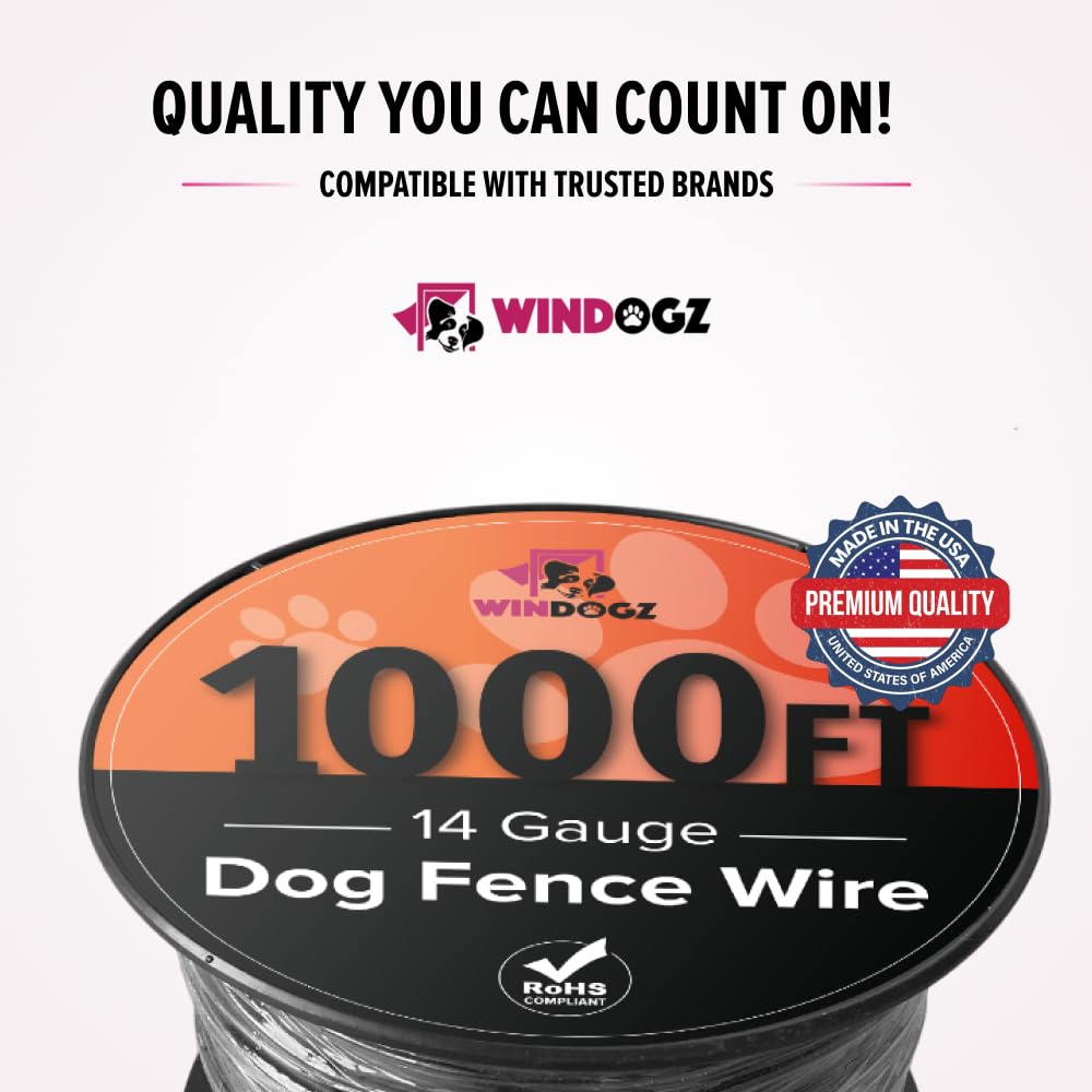 Windogz Fils clôture chien compatible marques — fonctionne avec High Tech Pet, Dogtra et SportDog.