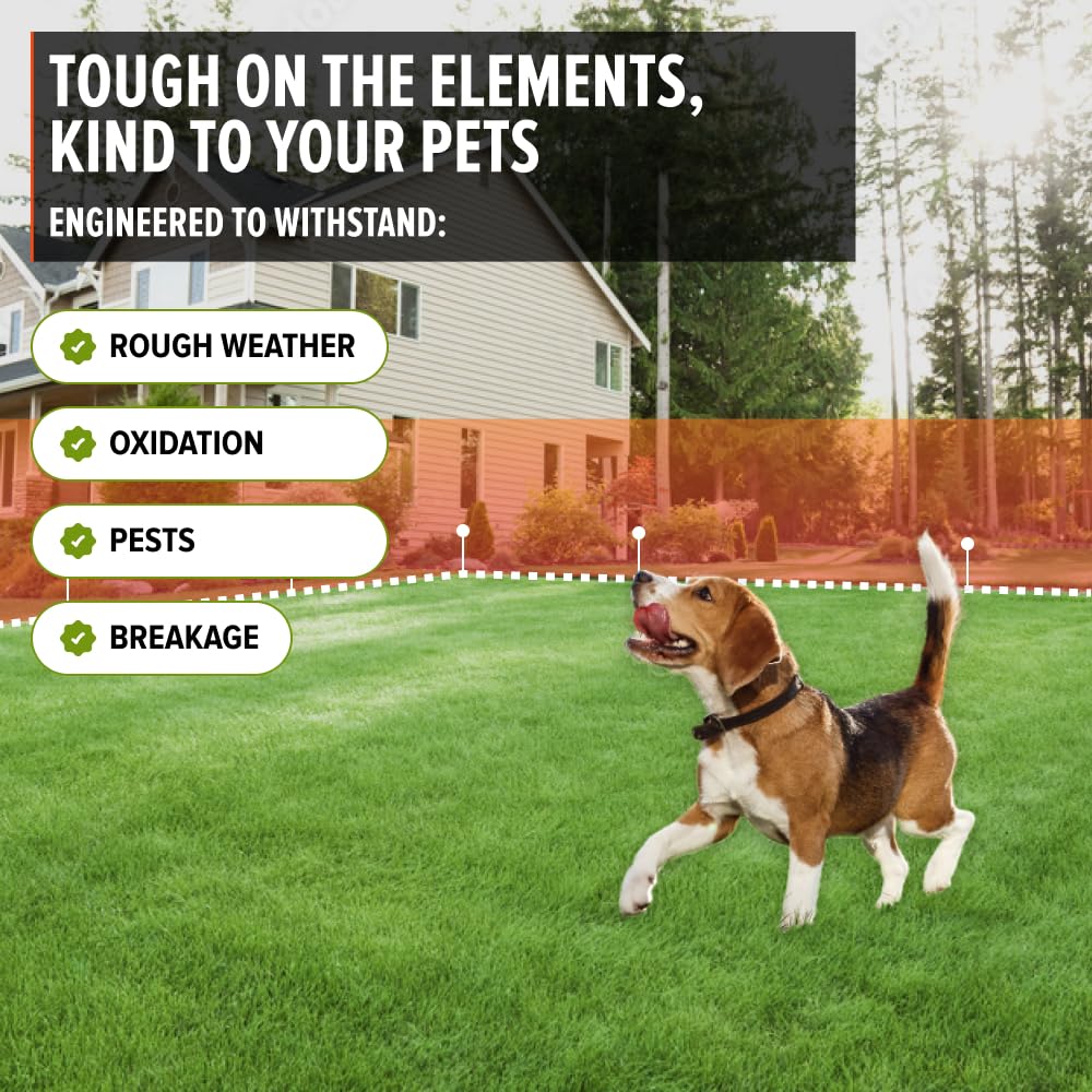 Windogz Fils clôture chien coupe pratique — facile à couper et à préparer pour les jonctions.