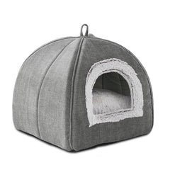 Cabane chat WINDRACING DOME GRIS 15 POUCES: refuge douillet et spacieux.