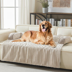 WINDRACING Canapé Chien Luxe Beige, repos apaisant et soutien confortable.