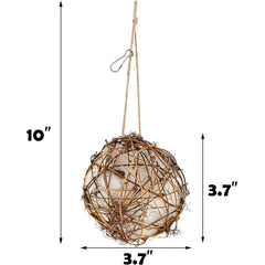 Winemana boule de nidification diametre 9,4 cm ideale pour construire un nid