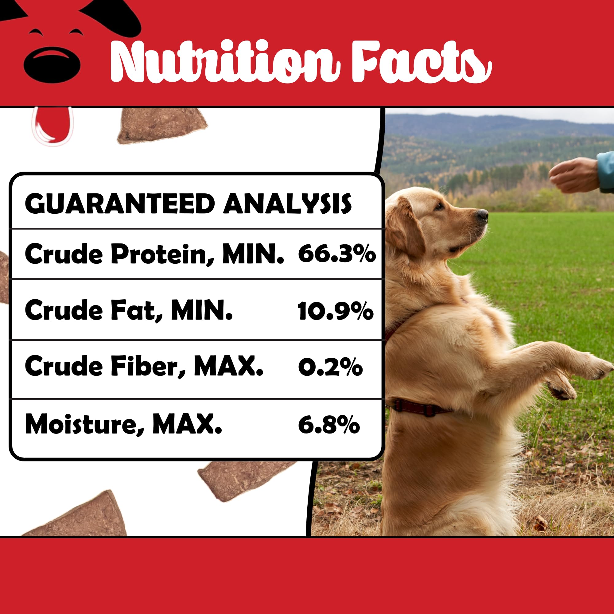 Friandises Winni Treats sans conservateurs ni additifs pour chien.