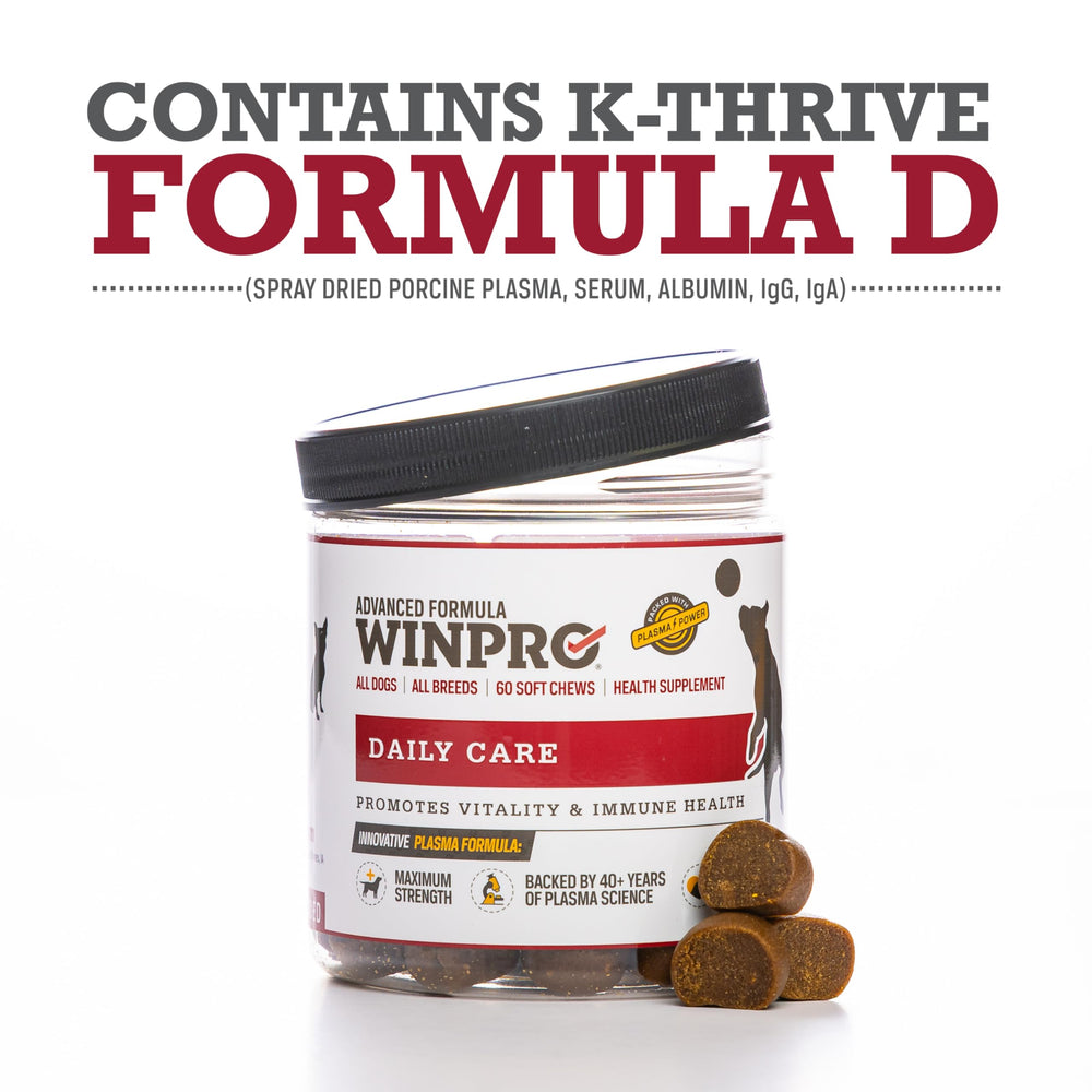WINPRO sans céréales, friables adaptés à l'alimentation sensible.