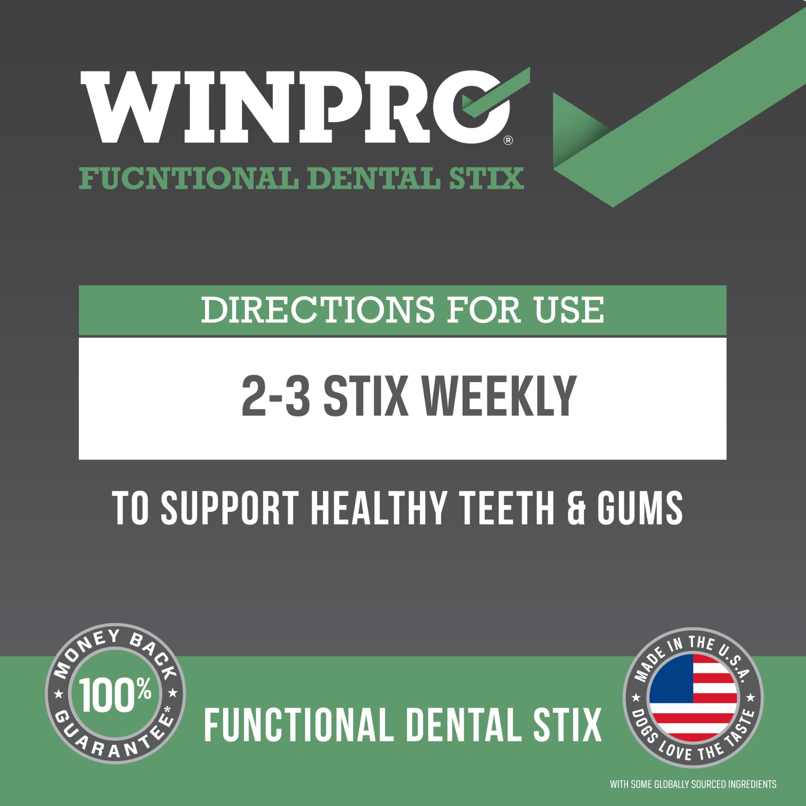 WinPRO Stix dentaires – probiotiques pour microbiome et haleine.