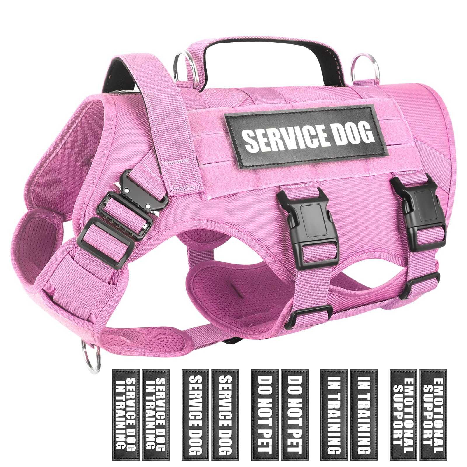 WINSEE gilet service chien MOLLE – veste ajustable pour entraînements et promenades