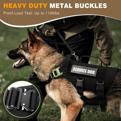 WINSEE gilet-service-chien-moyen-molle-cote-droite, configuration pratique en déplacement.