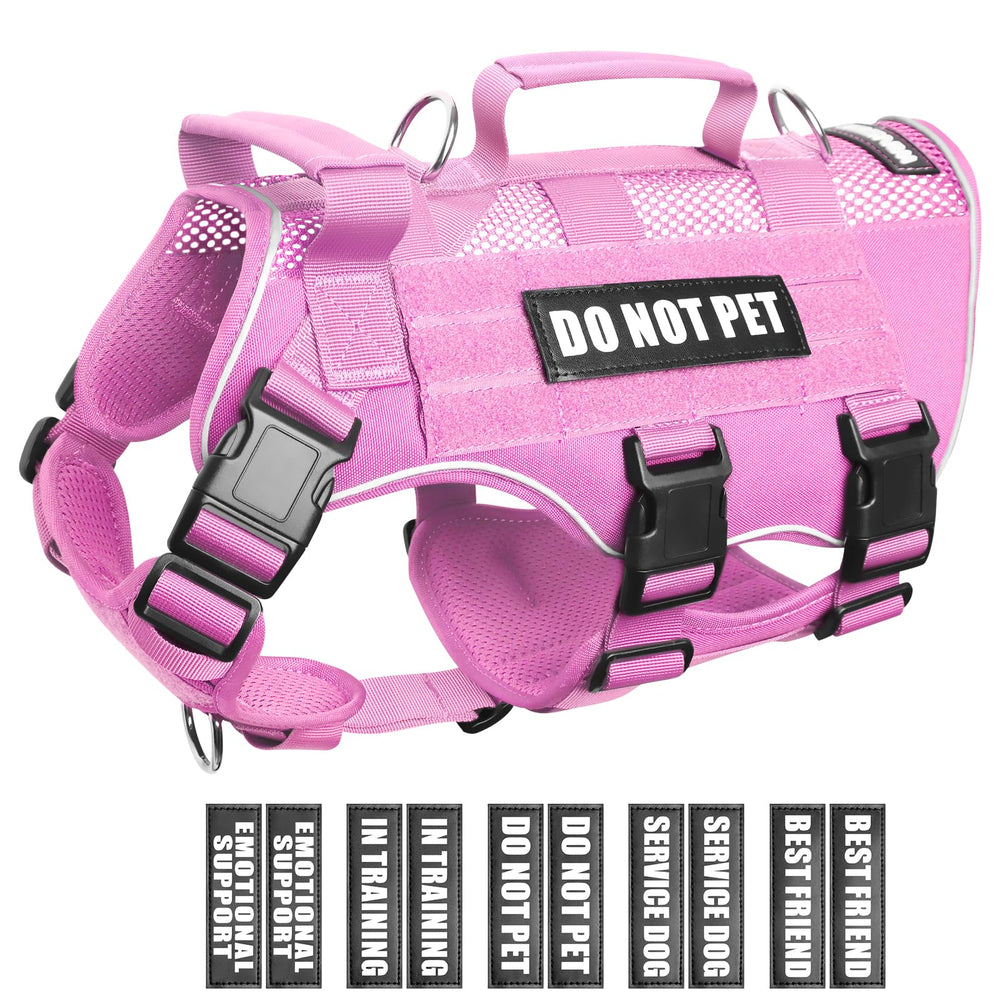 Harnais mesh WINSEE avec patchs et ventilation pour chien.
