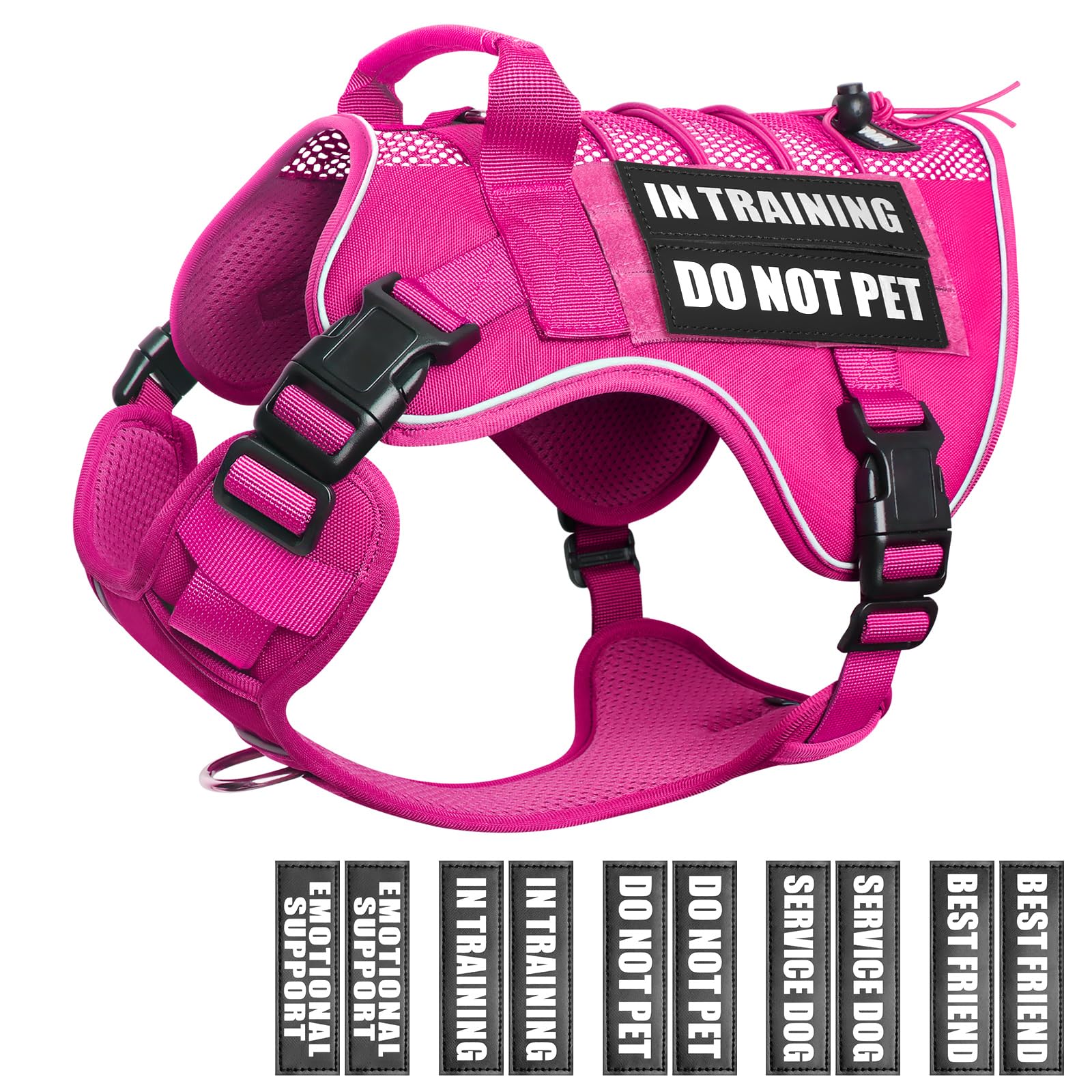 Harnais WINSEE service dog en maille respirante pour ventilation accrue
