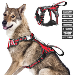 WINSEE harnais service chien veste avant, confort léger lors des promenades.