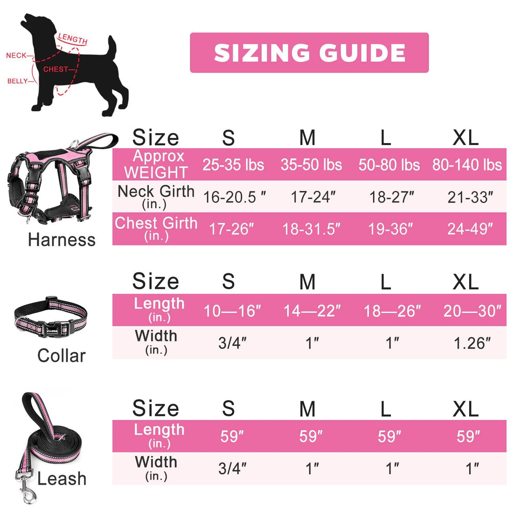 Harnais WINSEE taille XL pour grands chiens