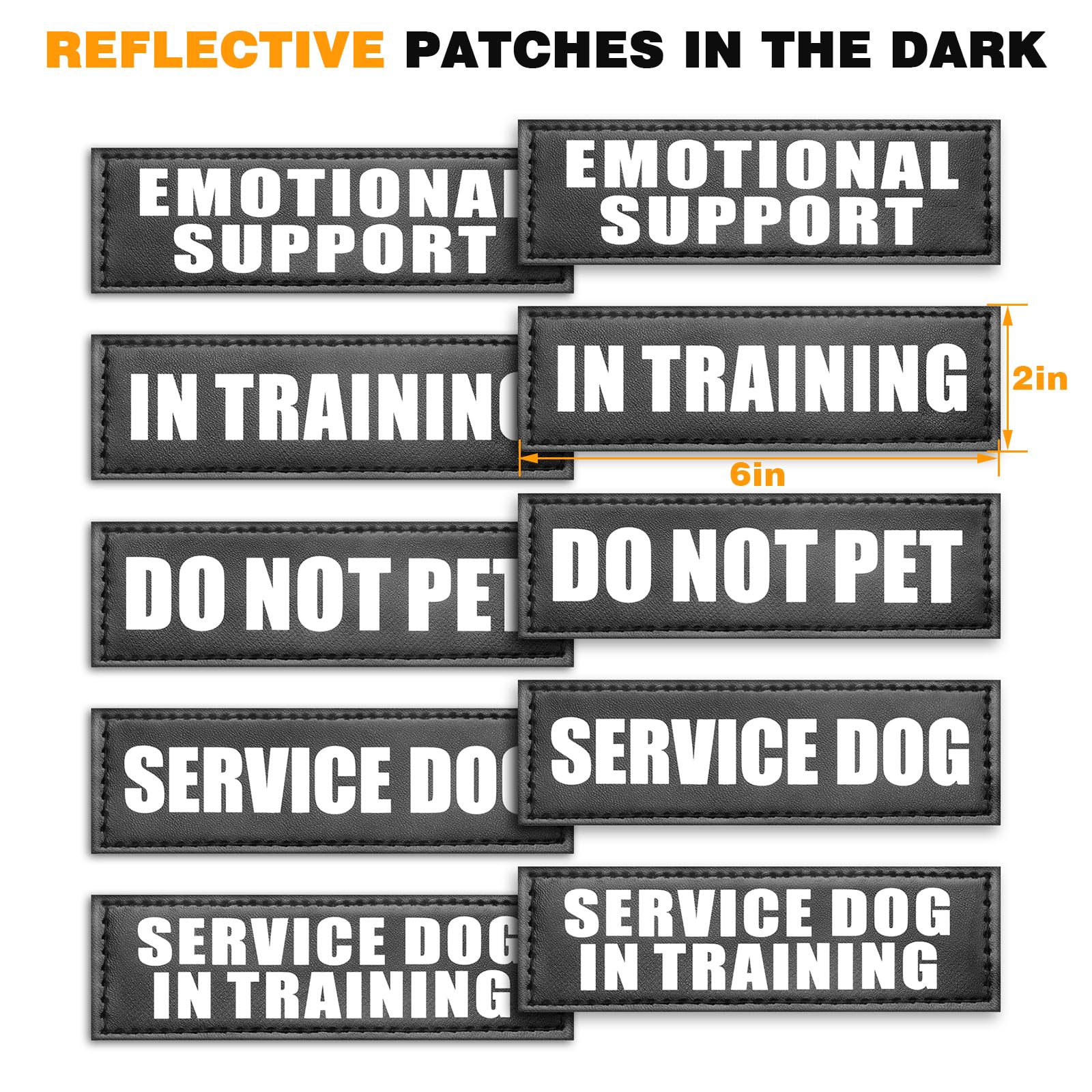Patches inclus pour personnaliser l’apparence et signaler le statut.