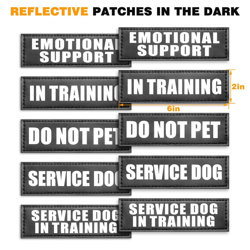Patches inclus pour personnaliser l’apparence et signaler le statut.