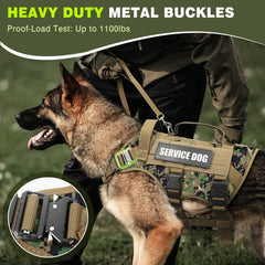WINSEE système MOLLE sur gilet chien, accès rapide aux accessoires