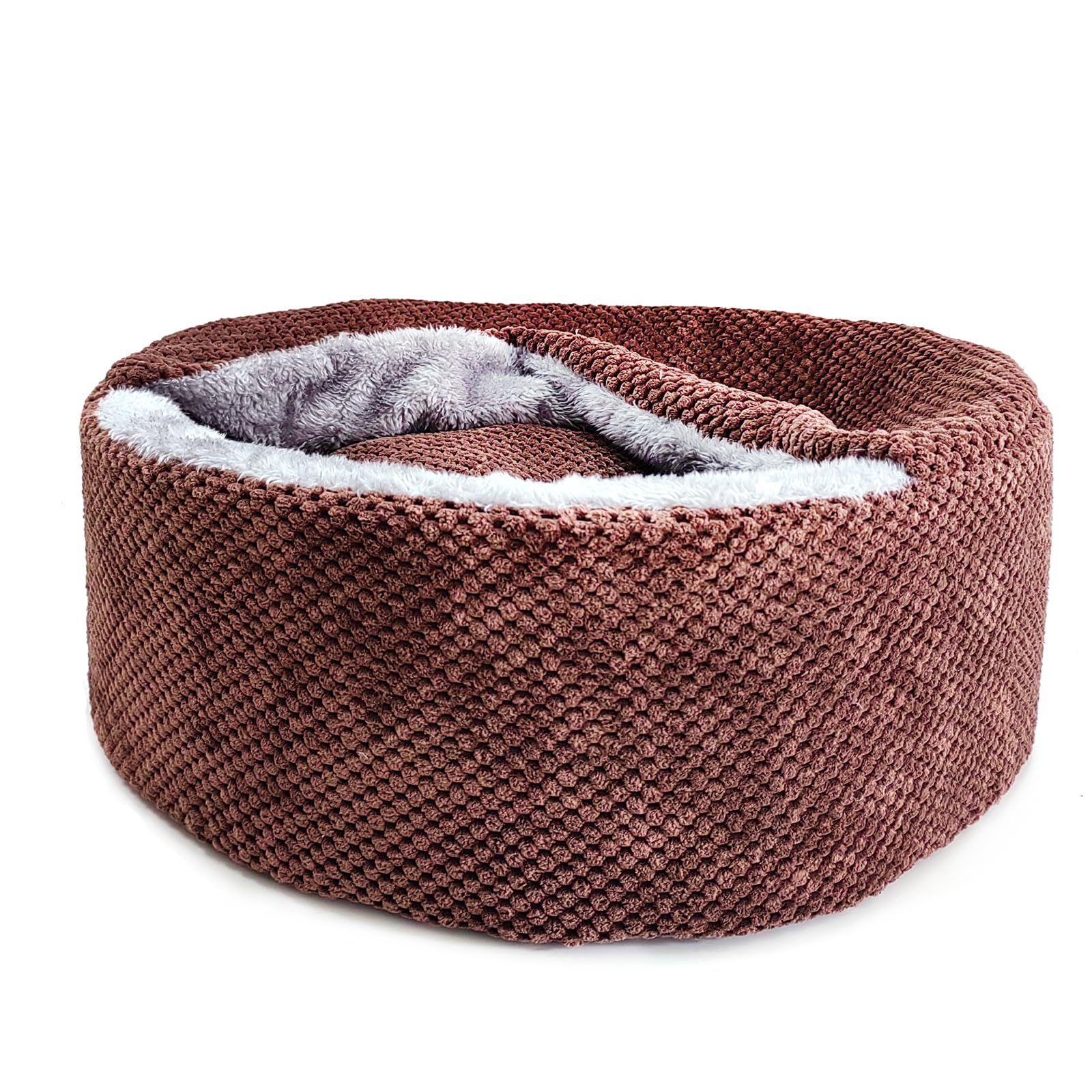 Winsterch coussin amovible grot­te chat: nettoyage facile et confort.