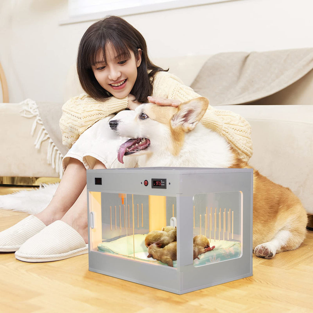 WIONBE caisse PVC chiots : matériau durable et nettoyage facile.