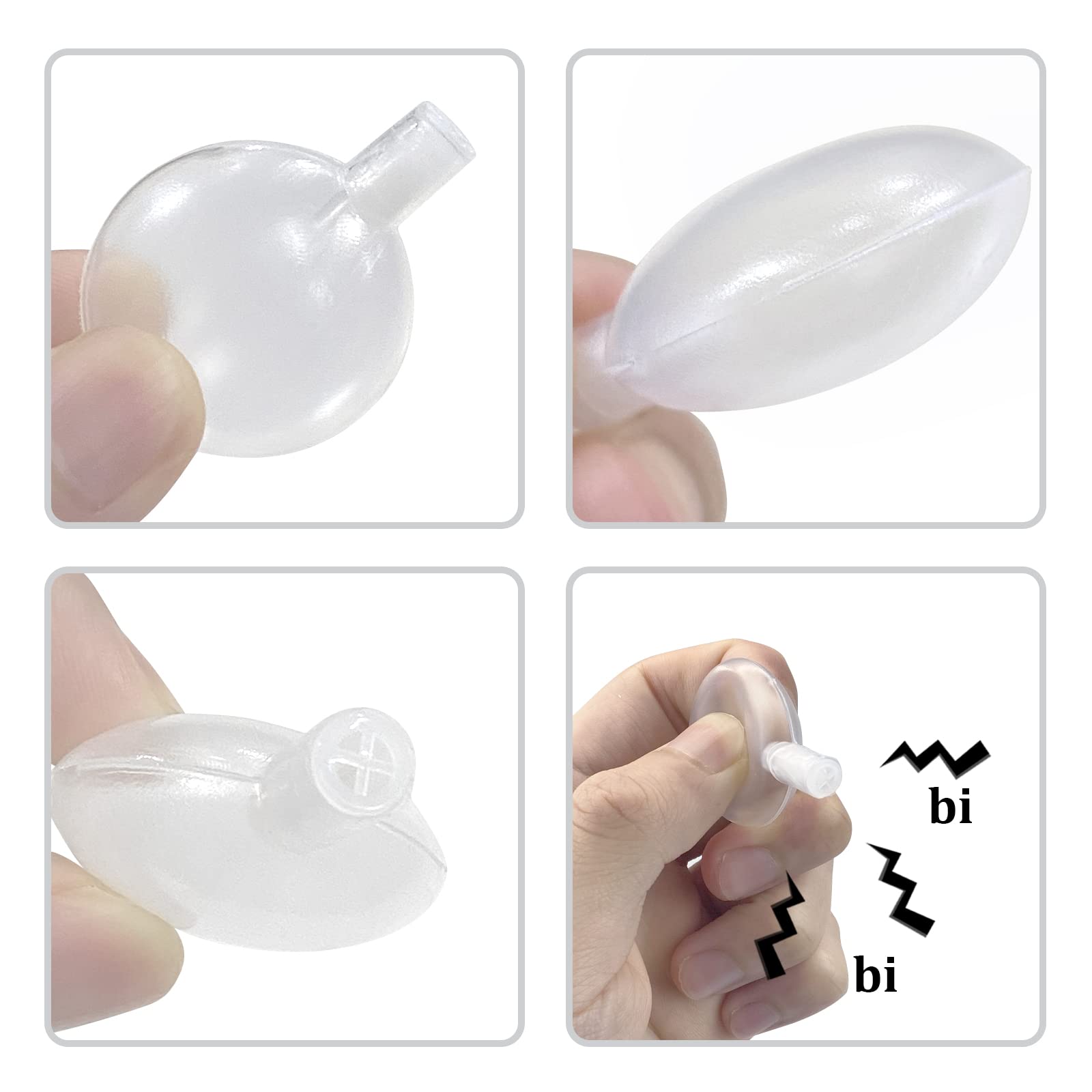 WishLotus sifflets plastiques durables 30mm, longévité pour peluches