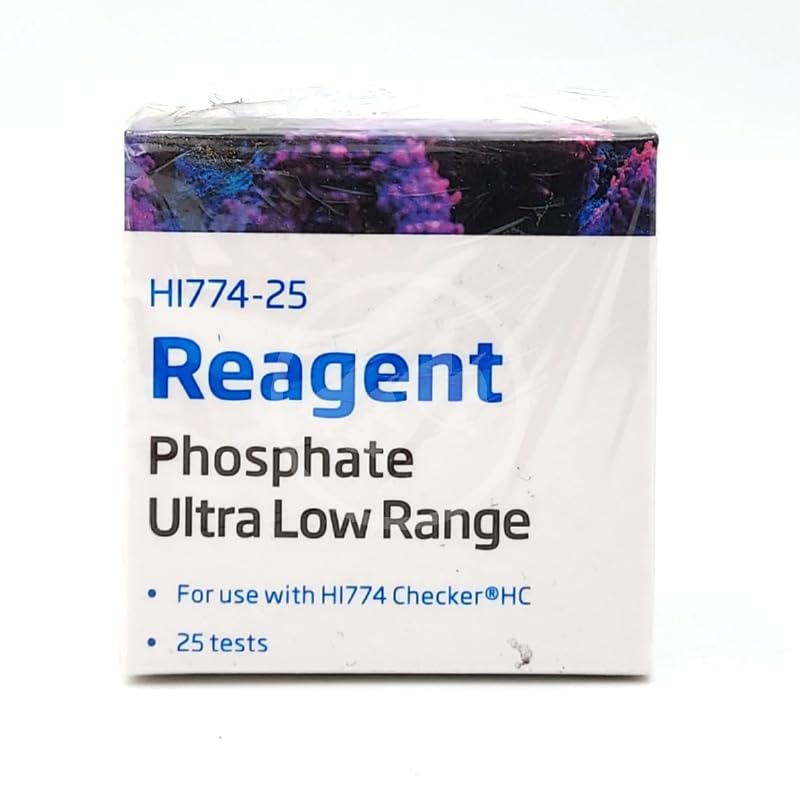 Réactifs Hanna HI774-25 phosphate pour aquarium marin – mesures précises.