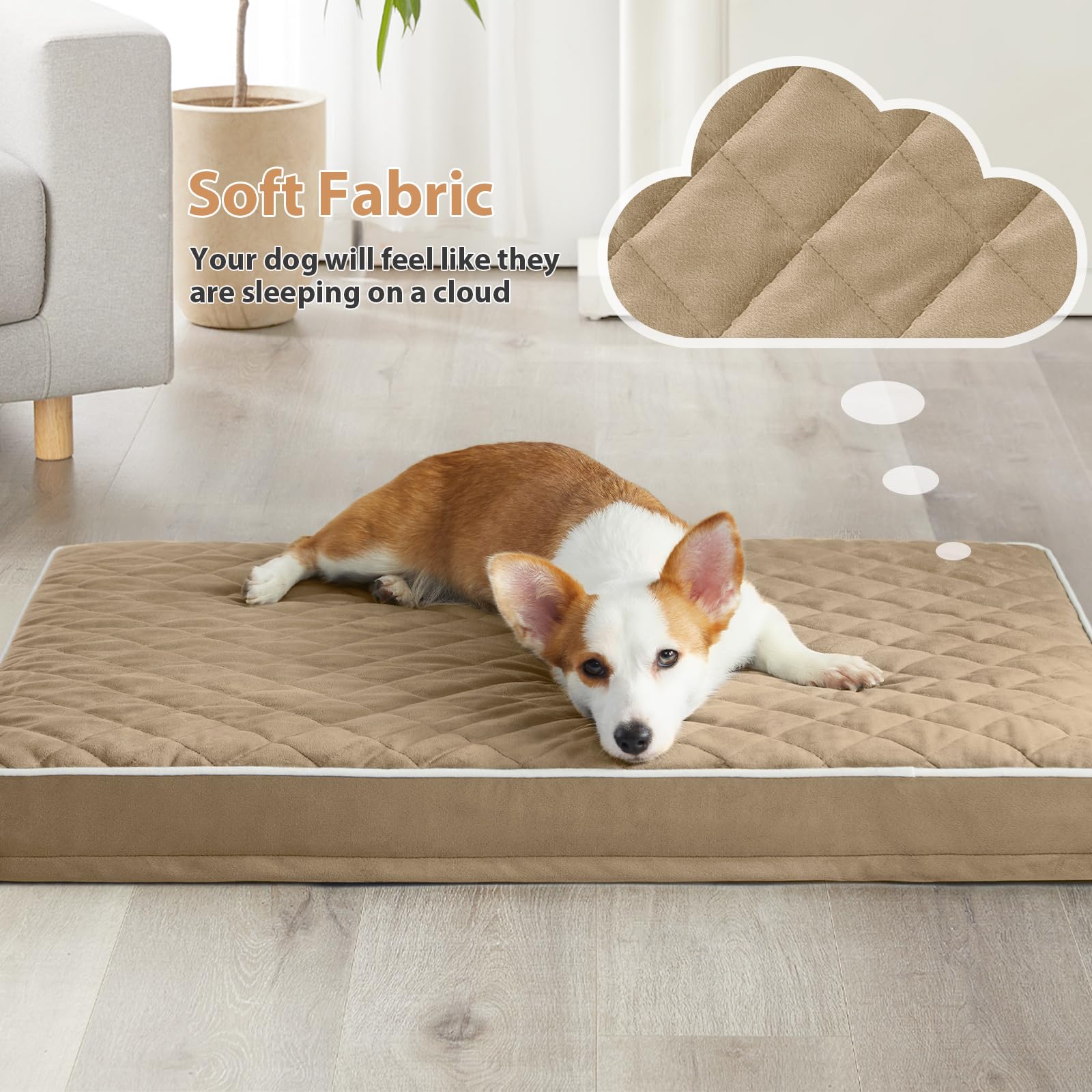 WNPETHOME couvercle lavable et zip en L préservant l’hygiène.