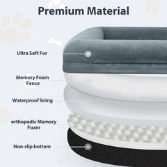 WNPETHOME couvre-lit chien imperméable avec fermeture-éclair