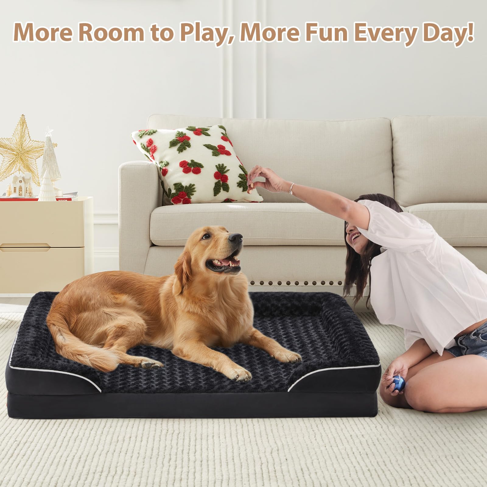 WNPETHOME interieur imperméable protège le rembourrage et facilite le nettoyage.
