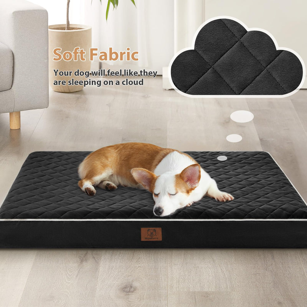 WNPETHOME lit chien motif quilté ajoutant élégance et soutien