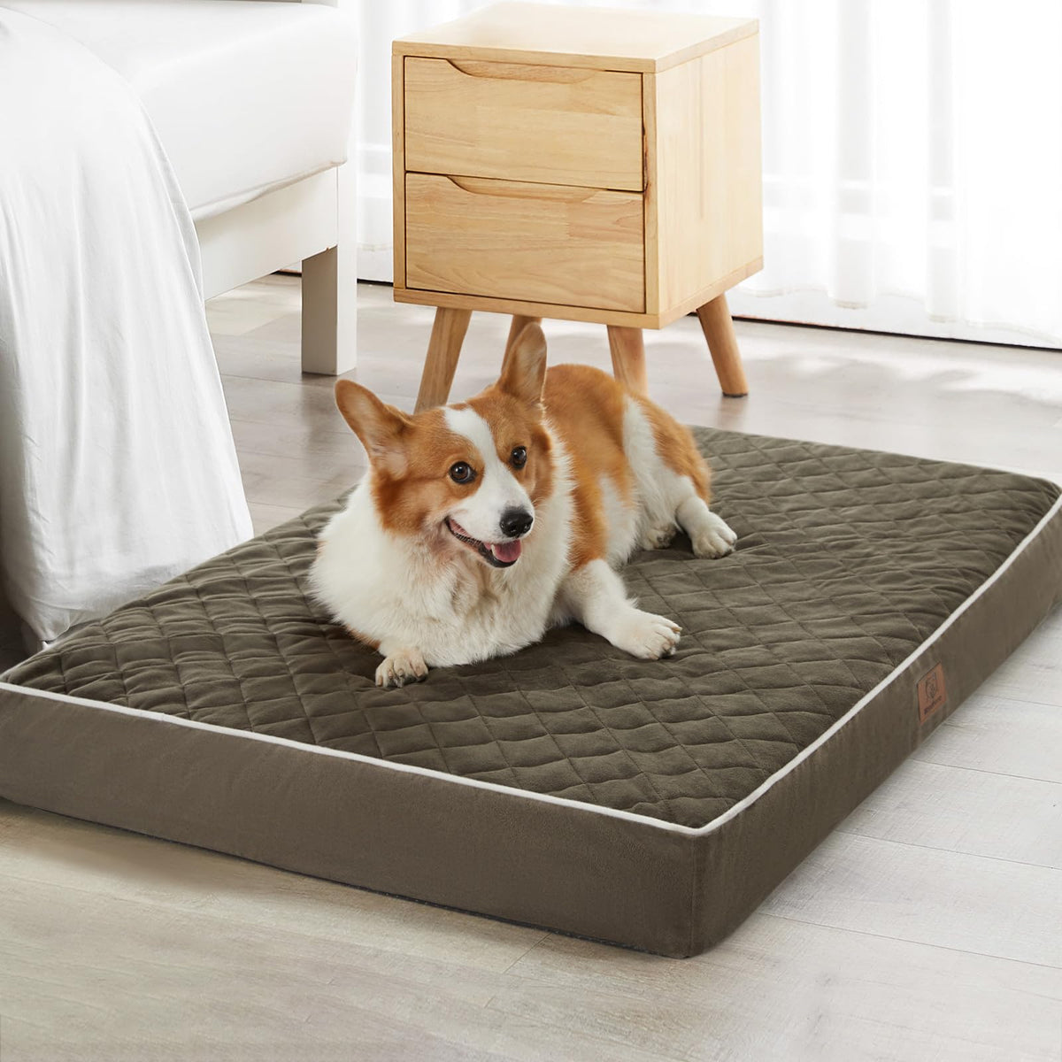 WNPETHOME lit orthopédique XXL pour grands chiens, soutien durable et confort.