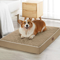 WNPETHOME lit chien velours quilté pour un confort doux.