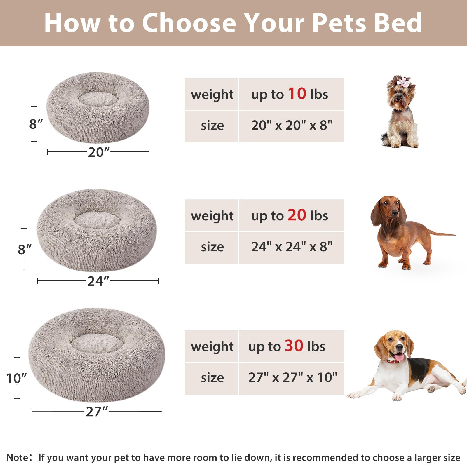 WNPETHOME Nid rond peluche chat — douceur et cocon, vue détail