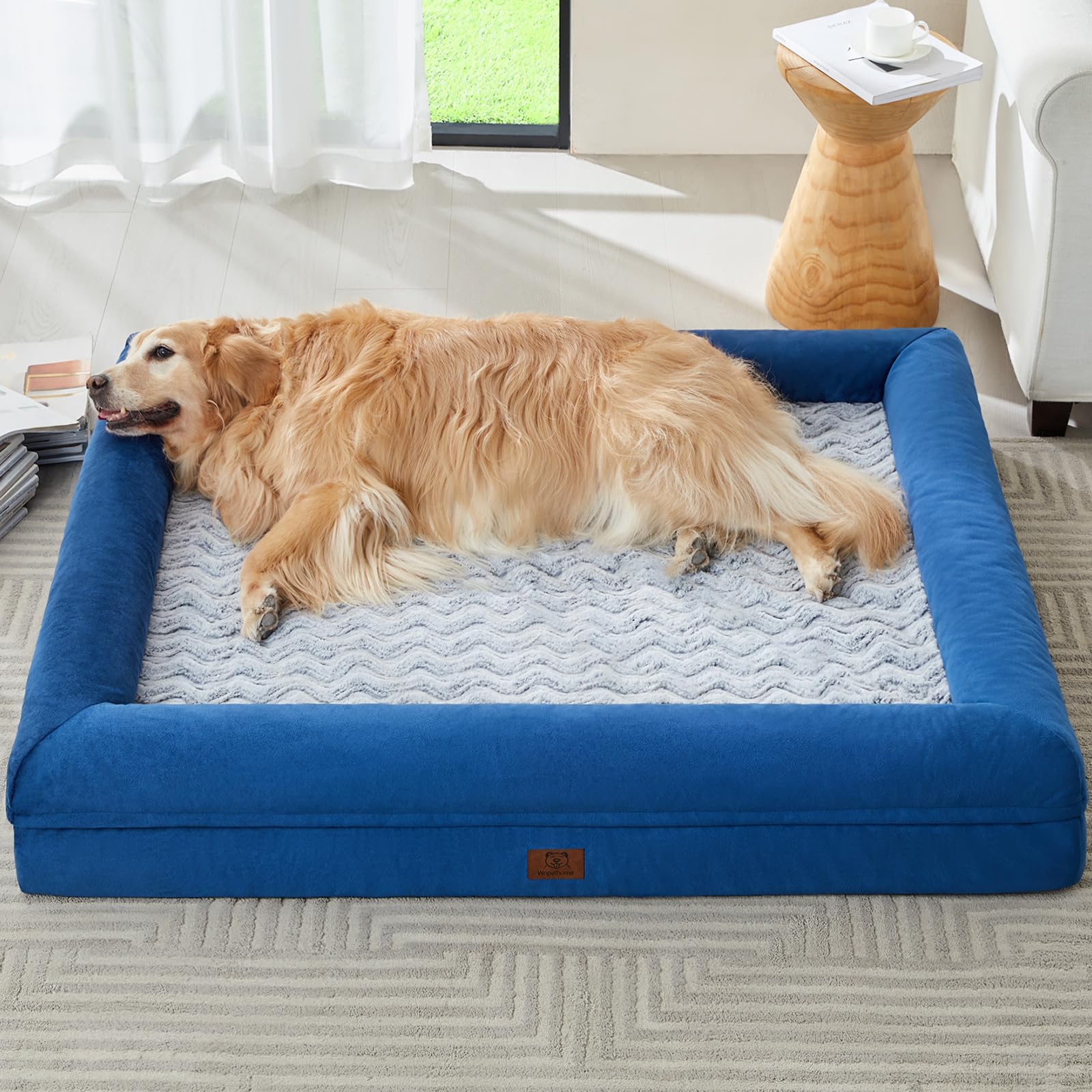 WNPETHOME XXL – housse imperméable amovible pour lit chien, nettoyage facilité et protection du couchage.