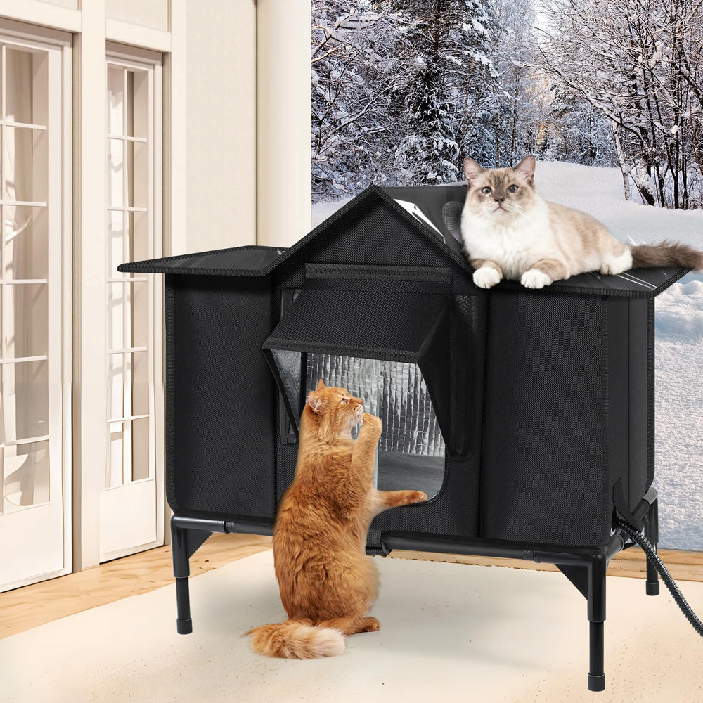 Wn's Day Abri-chat-exterieur, idéal pour chatons et chats errants.