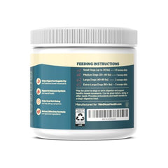 Digestion améliorée chez le chien grâce aux probiotiques WNz Health.