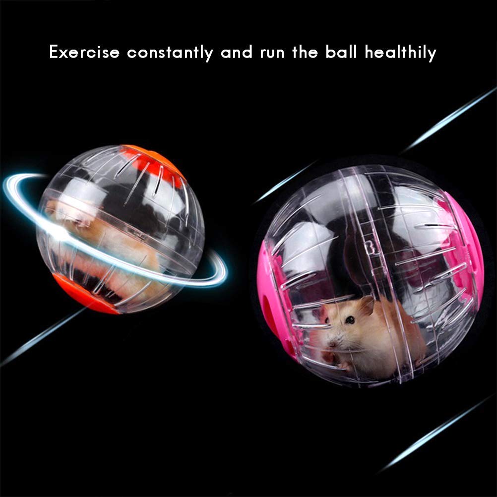 Balle extensions WNZQK pour hamster nain orange, ouvertures pour personnalisation.