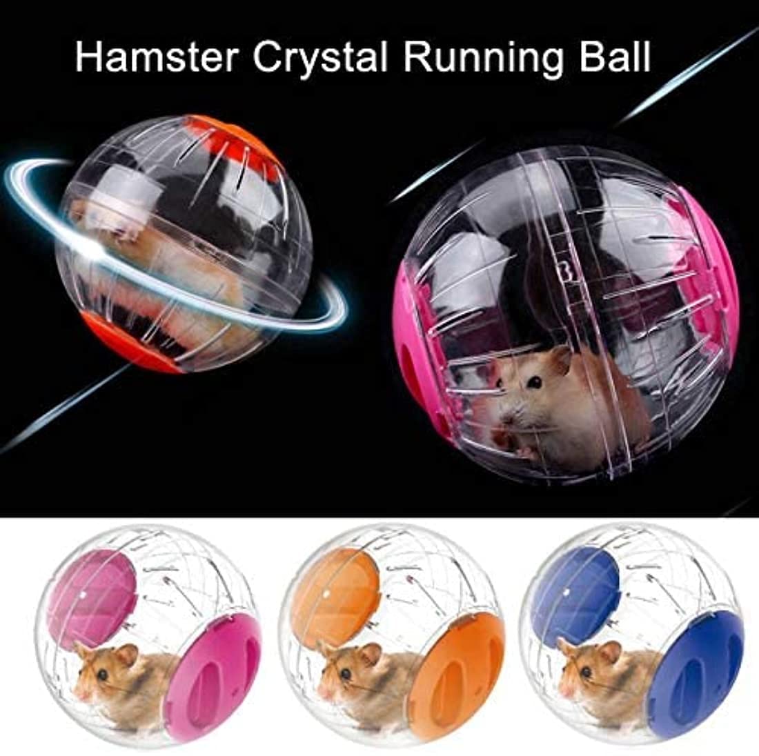 Jouet modulable WNZQK bleu, ballon pour hamster, possibilité d'extensions.