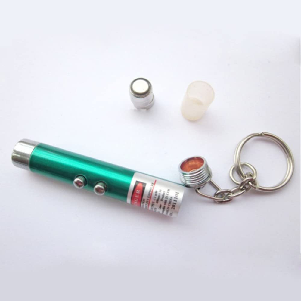 Pointeur laser bleu WNZQK, porte-clé ludique et lumineux.