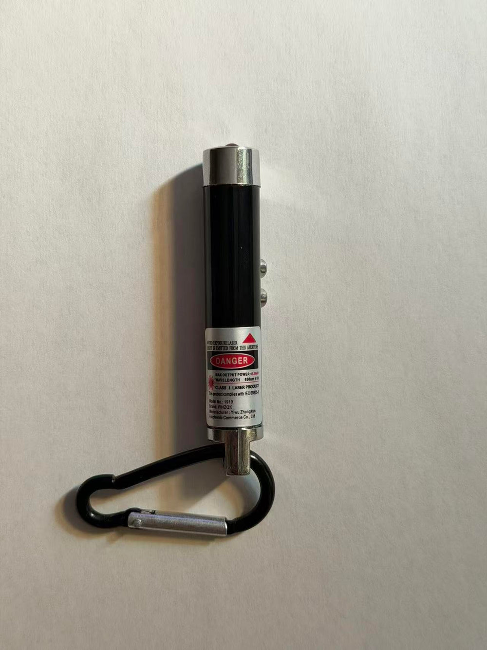Pointeur laser WNZQK porte-clefs mini, portable et pratique.