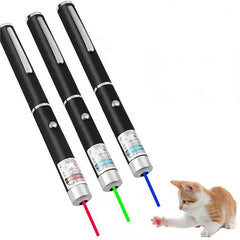 Pointeur laser WNZQK rouge pour chats, boîtier métallique robuste.