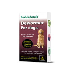 Woaitme vermifuge chiens – flacon et comprimés pour le traitement des vers intestinaux.