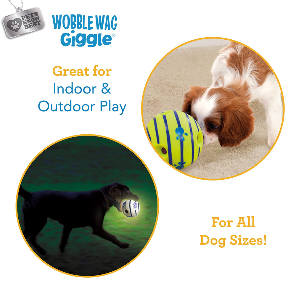 Wobble Wag Giggle tubes sonores produisant des giggles pendant le jeu.