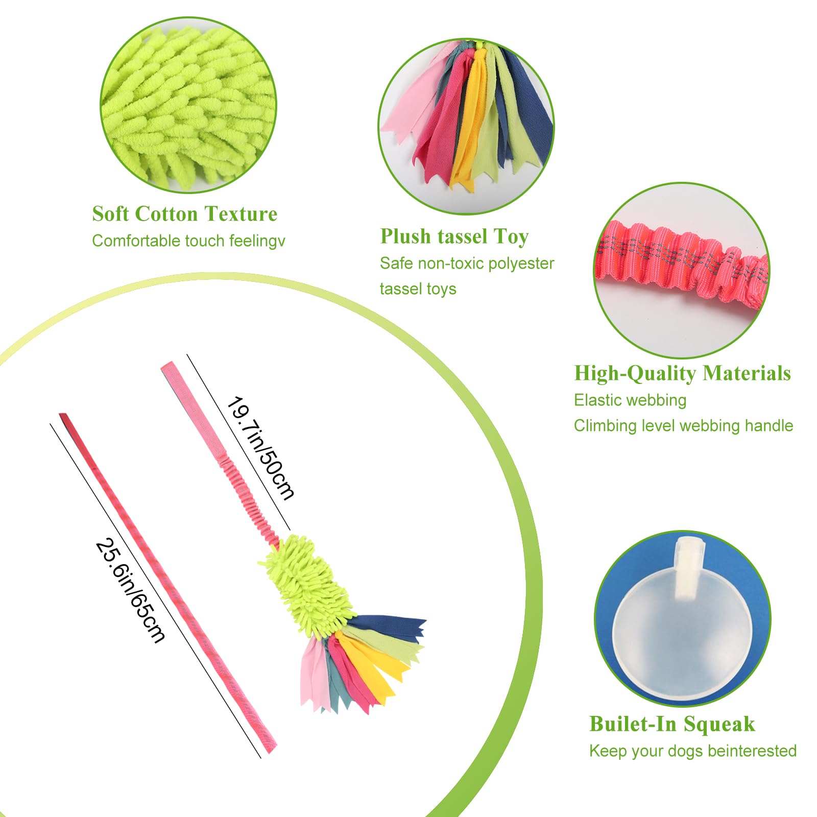 Jouet wodoca chenille-corde – durable, idéal pour la mastication et le plaisir.