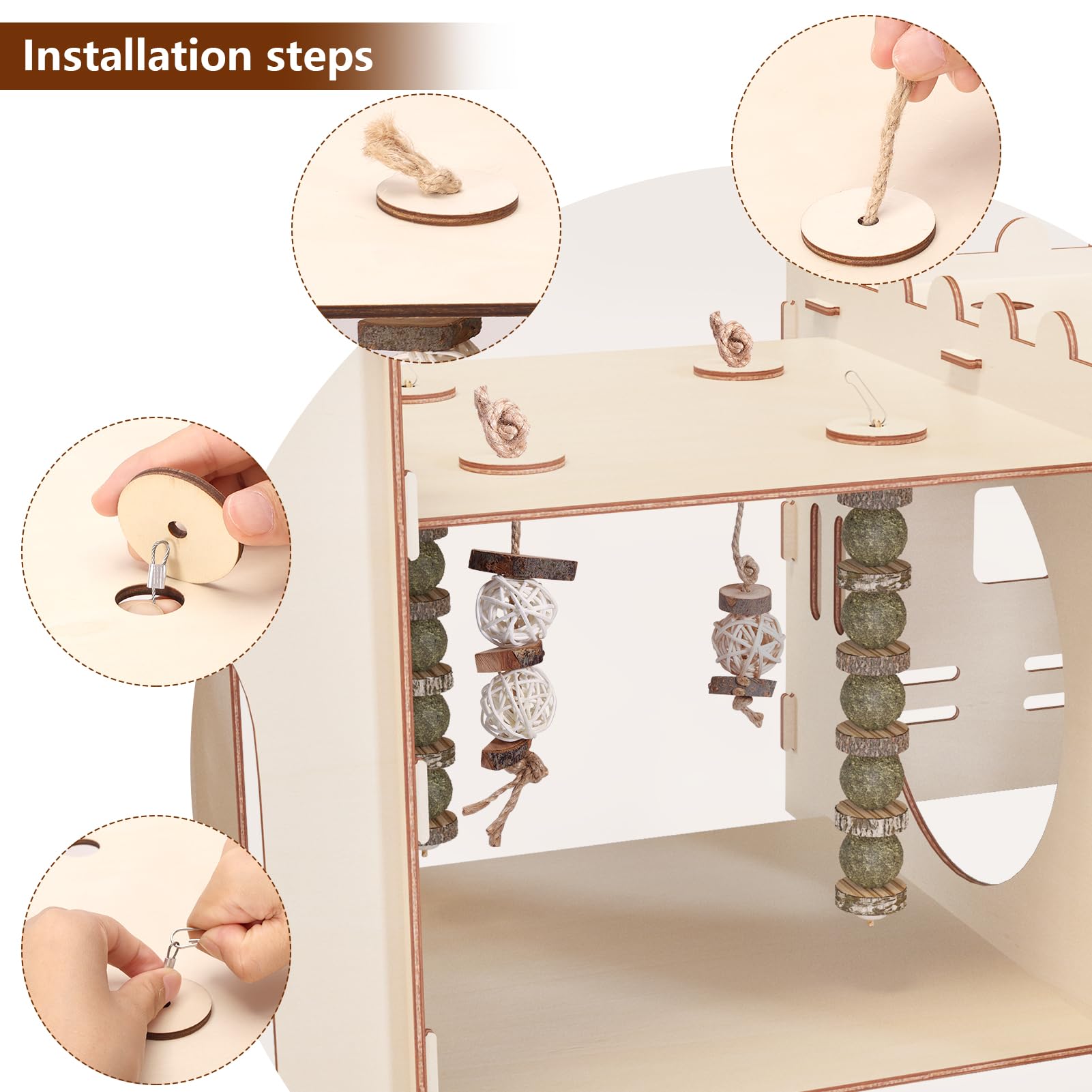 Bois durable et structure stable assurant longévité et sécurité.