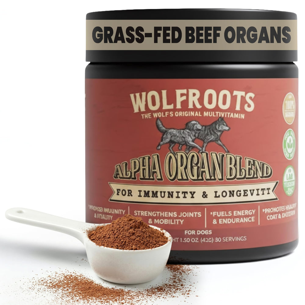 WolfRoots Alpha Mélange d'organes contrôle qualité: laboratoire indépendant.