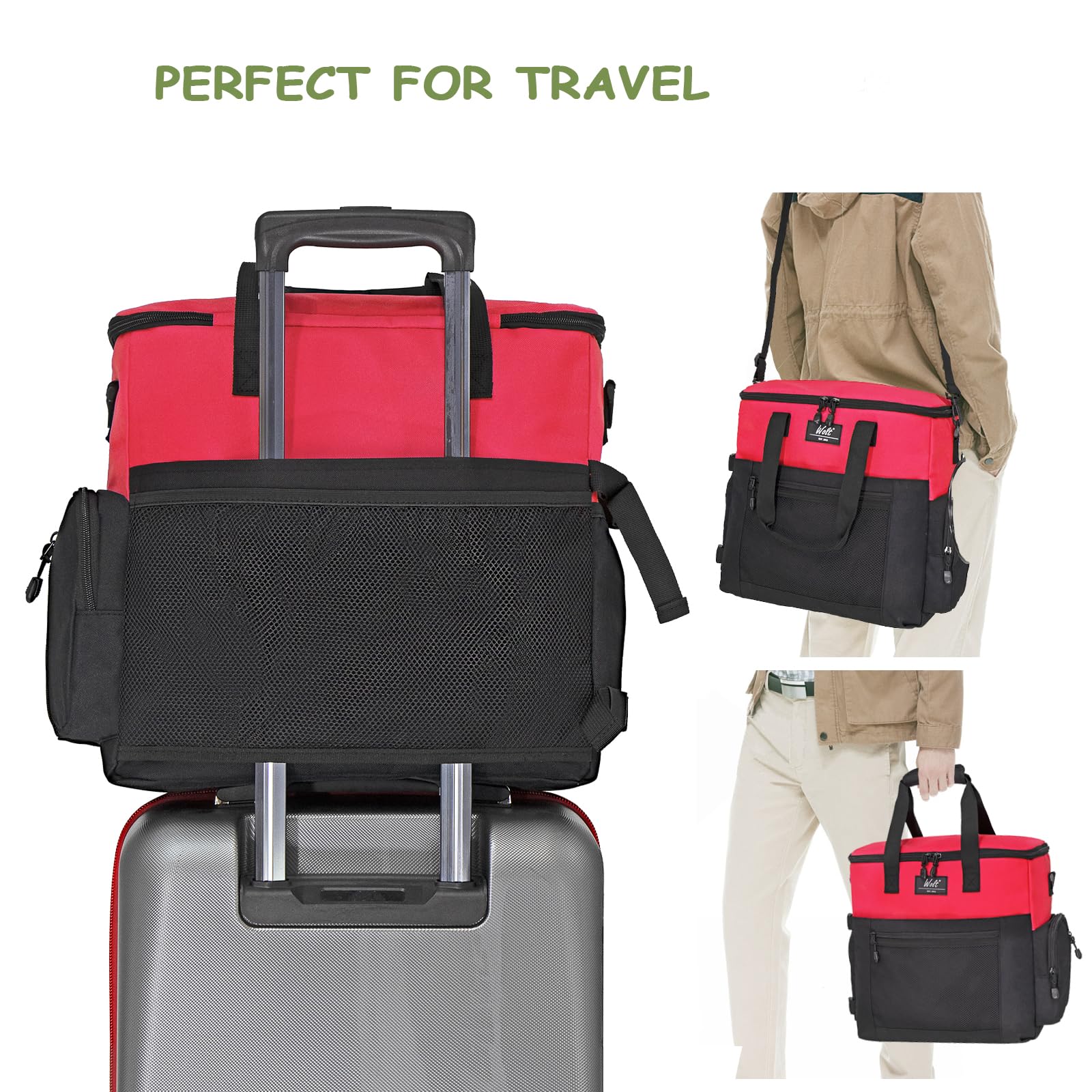 WOLT bandoulière réglable pour porter le sac à l'épaule.