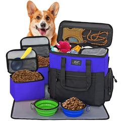 Sac de voyage WOLT pour chien avec ensemble complet prêt pour l'aventure